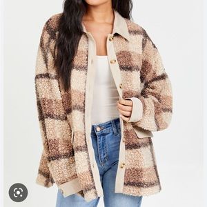 Altered State oversized shacket, sized L